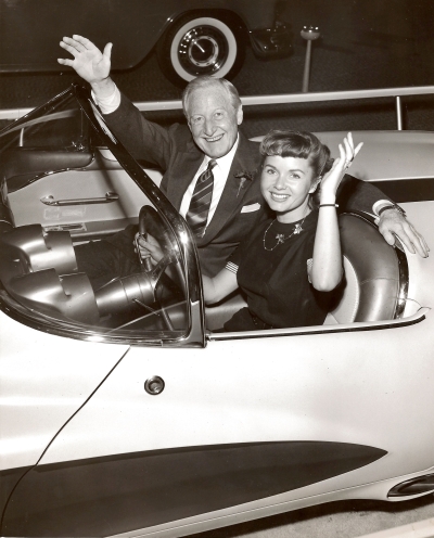 Debbie Reynolds in the 1955 LaSalle Sedan