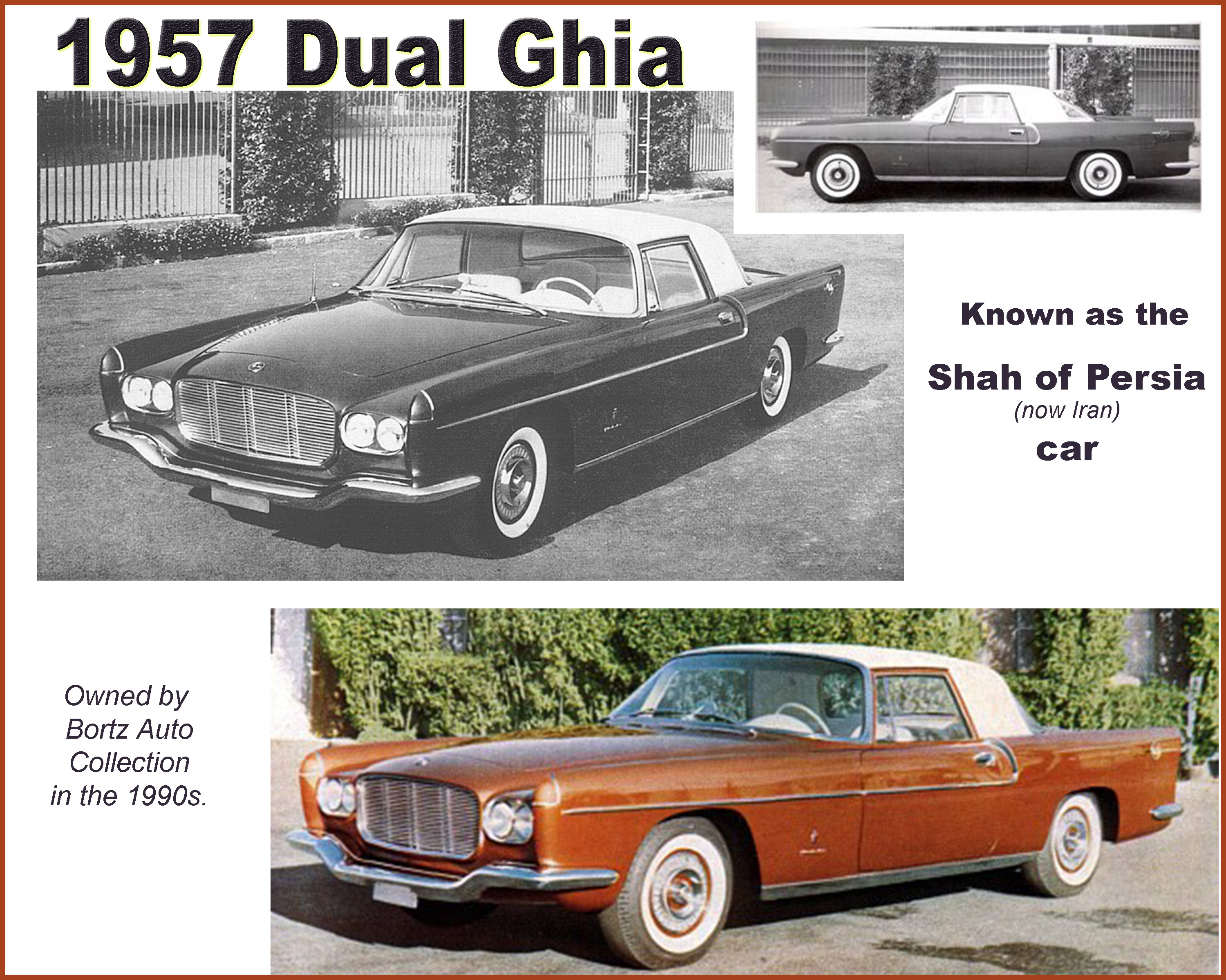 1957 Dual Ghia "Shah of Persia