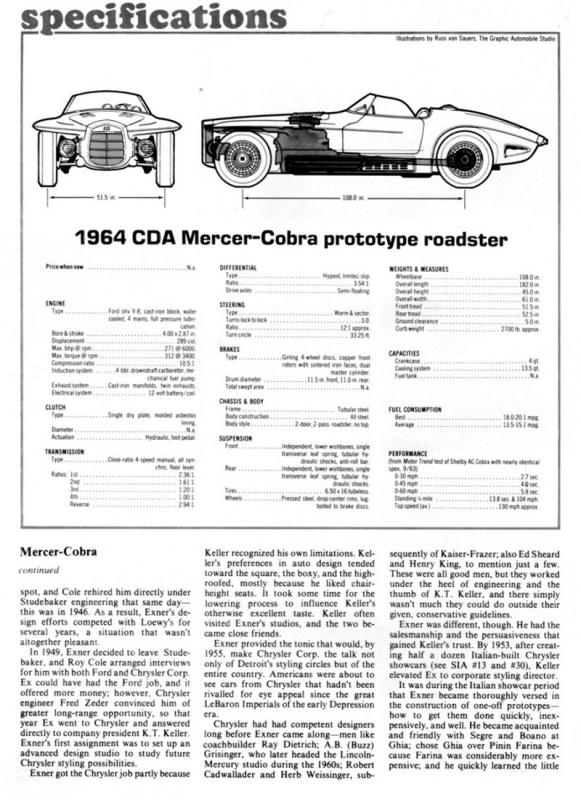 1965 Mercer Cobra