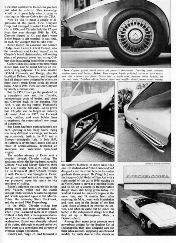 1965 Mercer Cobra
