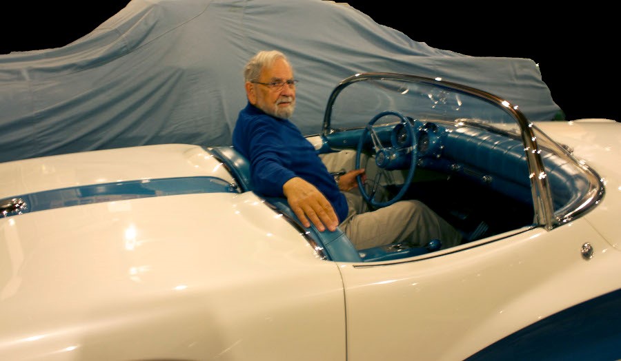 Robert Cumberford in the 1955 LaSalle Roadster